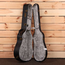 Eastman E22SSV semi-hollow body electric guitar Sunburst with gold hardware and gray plush interior case