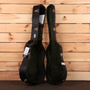 Martin D-18 Ambertone dreadnought acoustic guitar with hard case and white binding detail