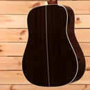 Martin HD28 Ambertone dreadnought acoustic guitar with white binding and rosewood back
