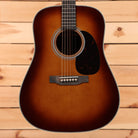 Martin HD28 Ambertone dreadnought acoustic guitar with white pearl binding and tortoiseshell pickguard