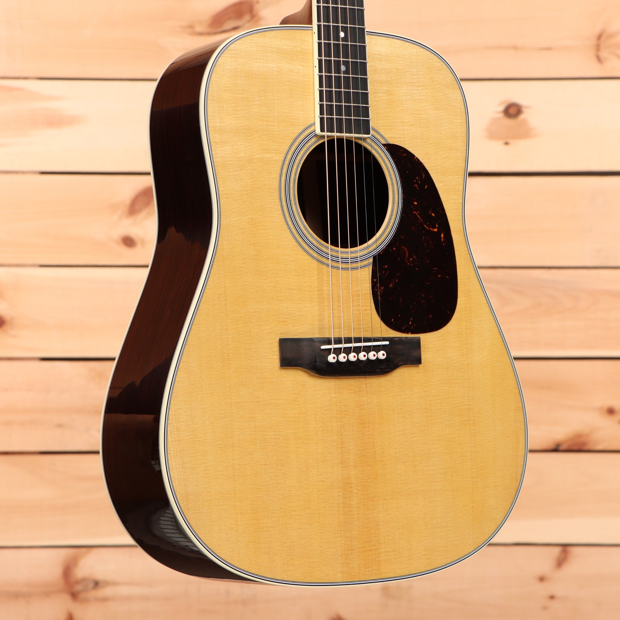 Martin D-35 dreadnought acoustic guitar natural finish with rosewood back and sides