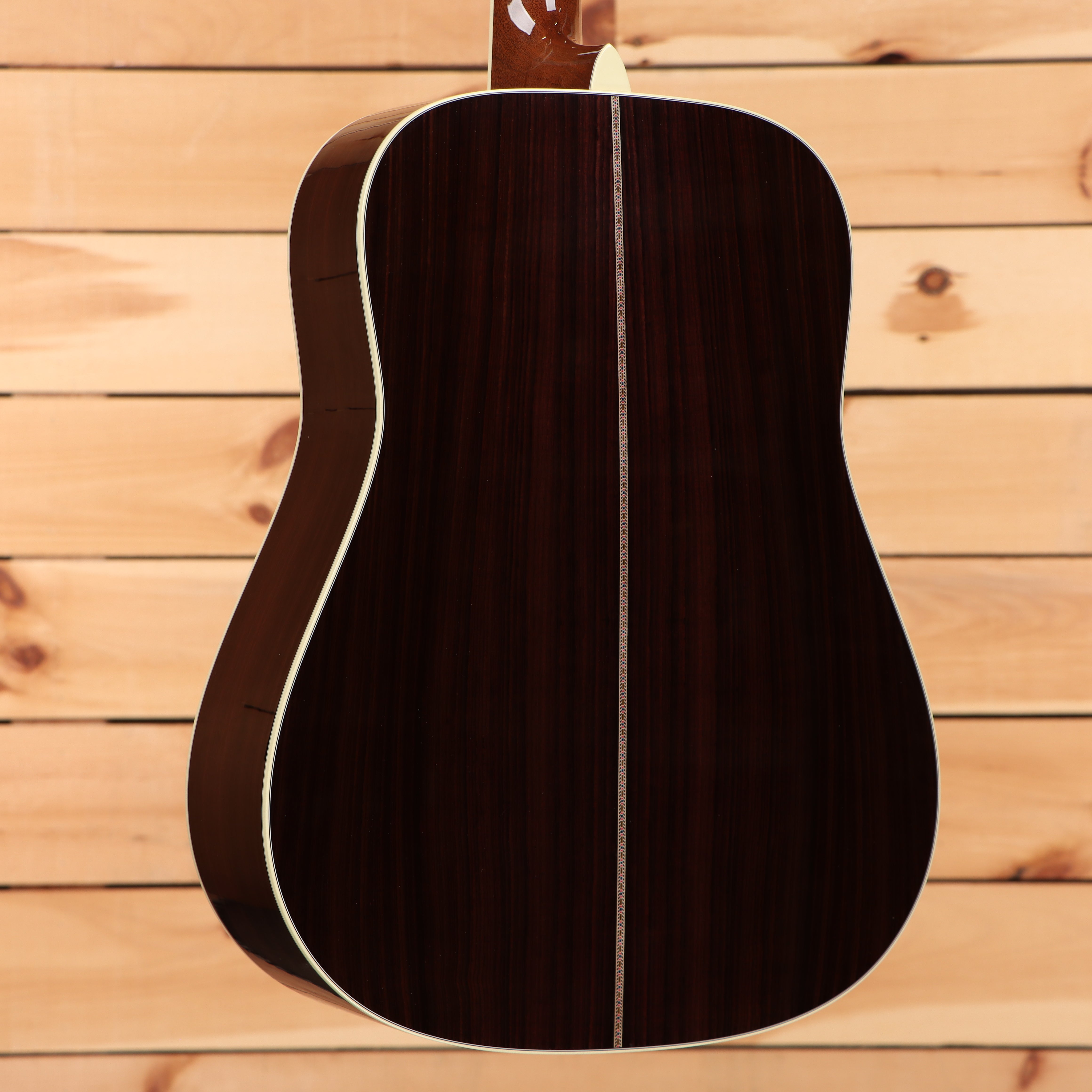 Martin D-42 dreadnought acoustic guitar natural finish with white binding