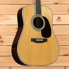 Martin D-42 dreadnought acoustic guitar natural finish with abalone binding and rosewood back sides