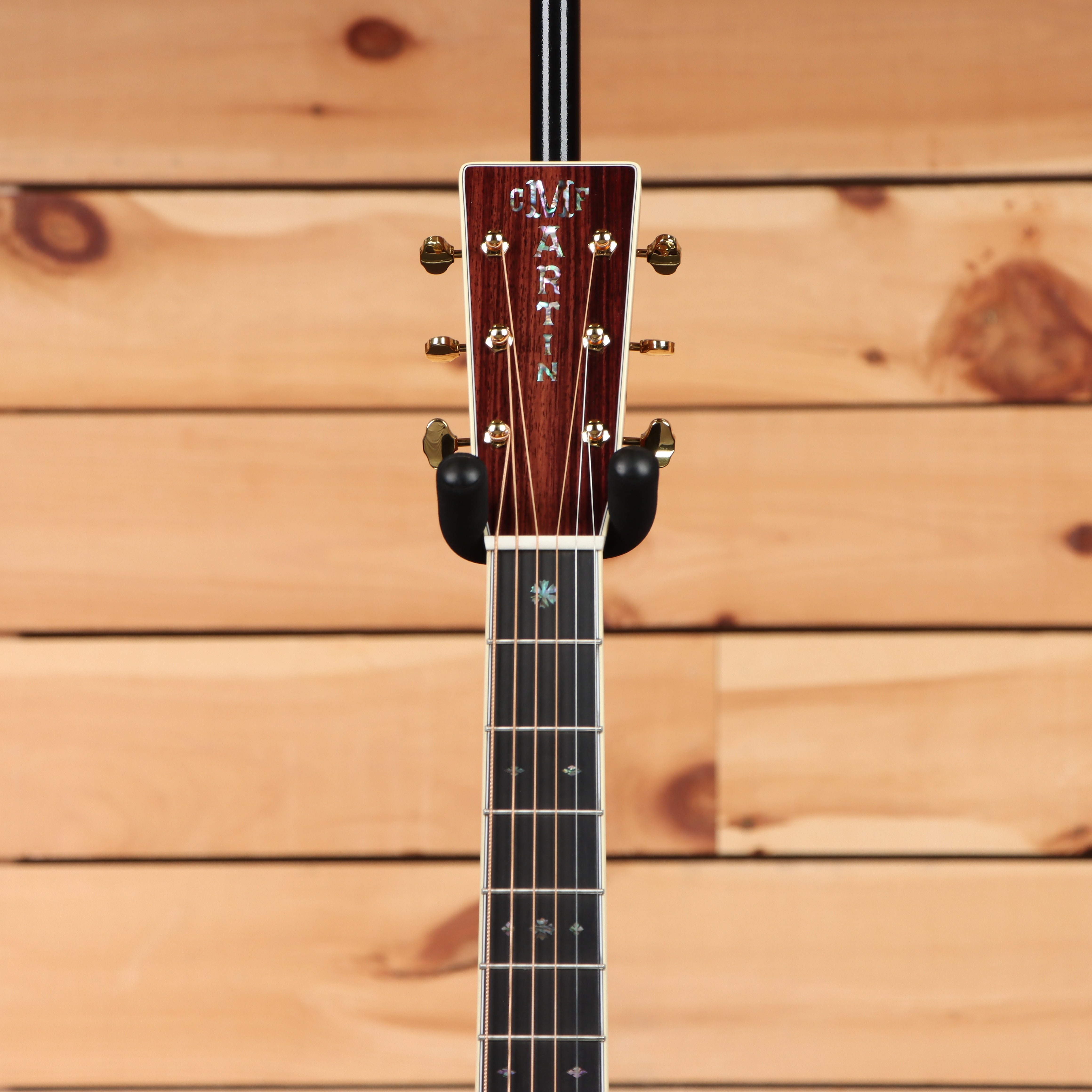 Martin D-42 dreadnought acoustic guitar natural finish with rosewood back and sides gold tuners