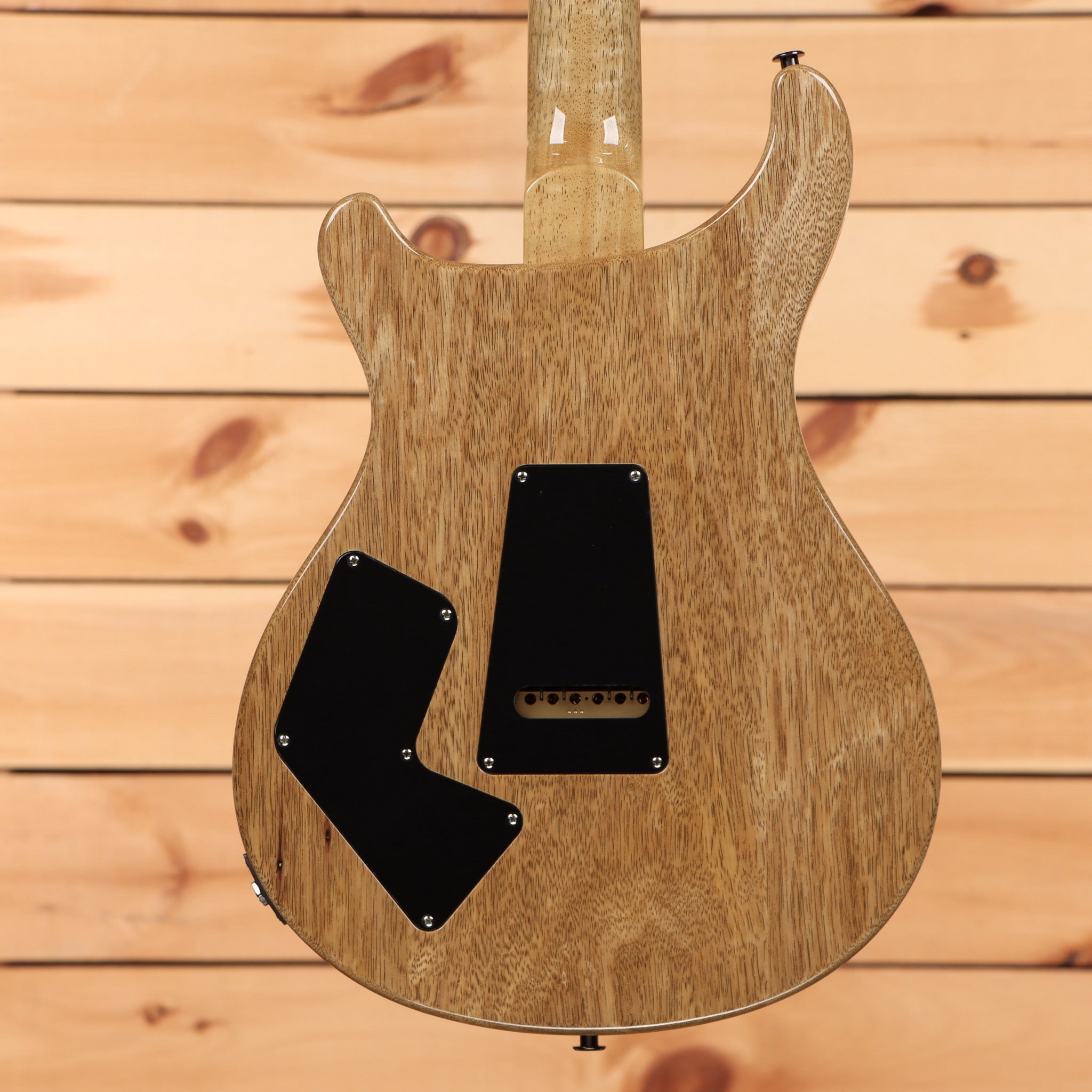 Paul Reed Smith Modern Eagle V electric guitar Charcoal Flame with dual black pickguards and wood library finish