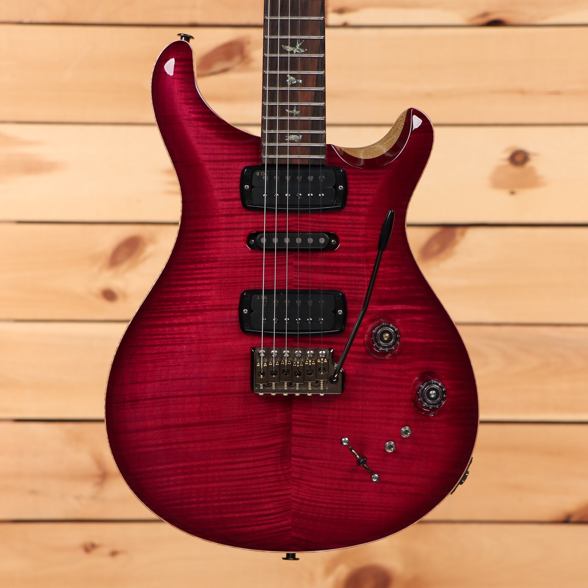 Paul Reed Smith Modern Eagle V Wood Library electric guitar Angry Larry flamed maple top with humbucker pickups