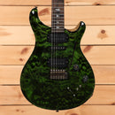 Paul Reed Smith Modern Eagle V Wood Library electric guitar Jade Quilt with quilted maple top and humbucker pickups