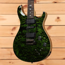 Paul Reed Smith Modern Eagle V Wood Library electric guitar Jade Quilt with dual humbuckers and tremolo bridge