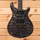 Paul Reed Smith Modern Eagle V Wood Library electric guitar Charcoal Quilt with quilted maple top and dual humbuckers