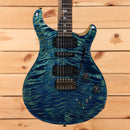 Paul Reed Smith Modern Eagle V Wood Library electric guitar River Blue quilted maple top with humbuckers