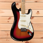 Fender Steve Lacy People Pleaser Stratocaster electric guitar Chaos Burst with white pickguard and single-coil pickups
