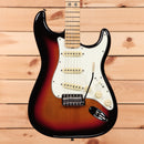 Fender Steve Lacy People Pleaser Stratocaster electric guitar Chaos Burst with white pickguard and single-coil pickups