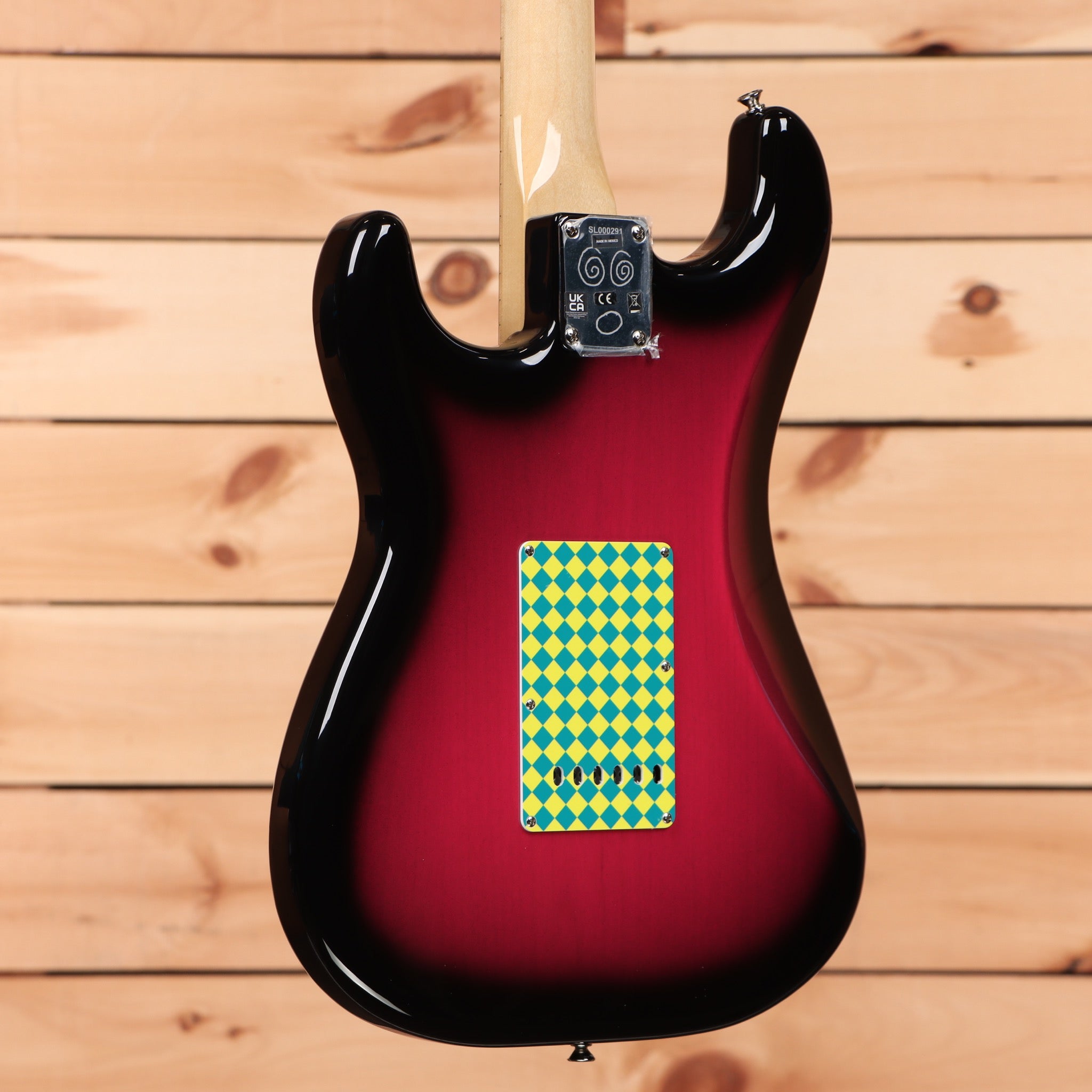 Fender Steve Lacy People Pleaser Stratocaster electric guitar Chaos Burst with single-coil pickups