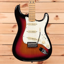 Fender Steve Lacy People Pleaser Stratocaster electric guitar Chaos Burst with white pickguard and single-coil pickups