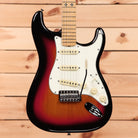 Fender Steve Lacy People Pleaser Stratocaster electric guitar Chaos Burst with white pickguard and single-coil pickups
