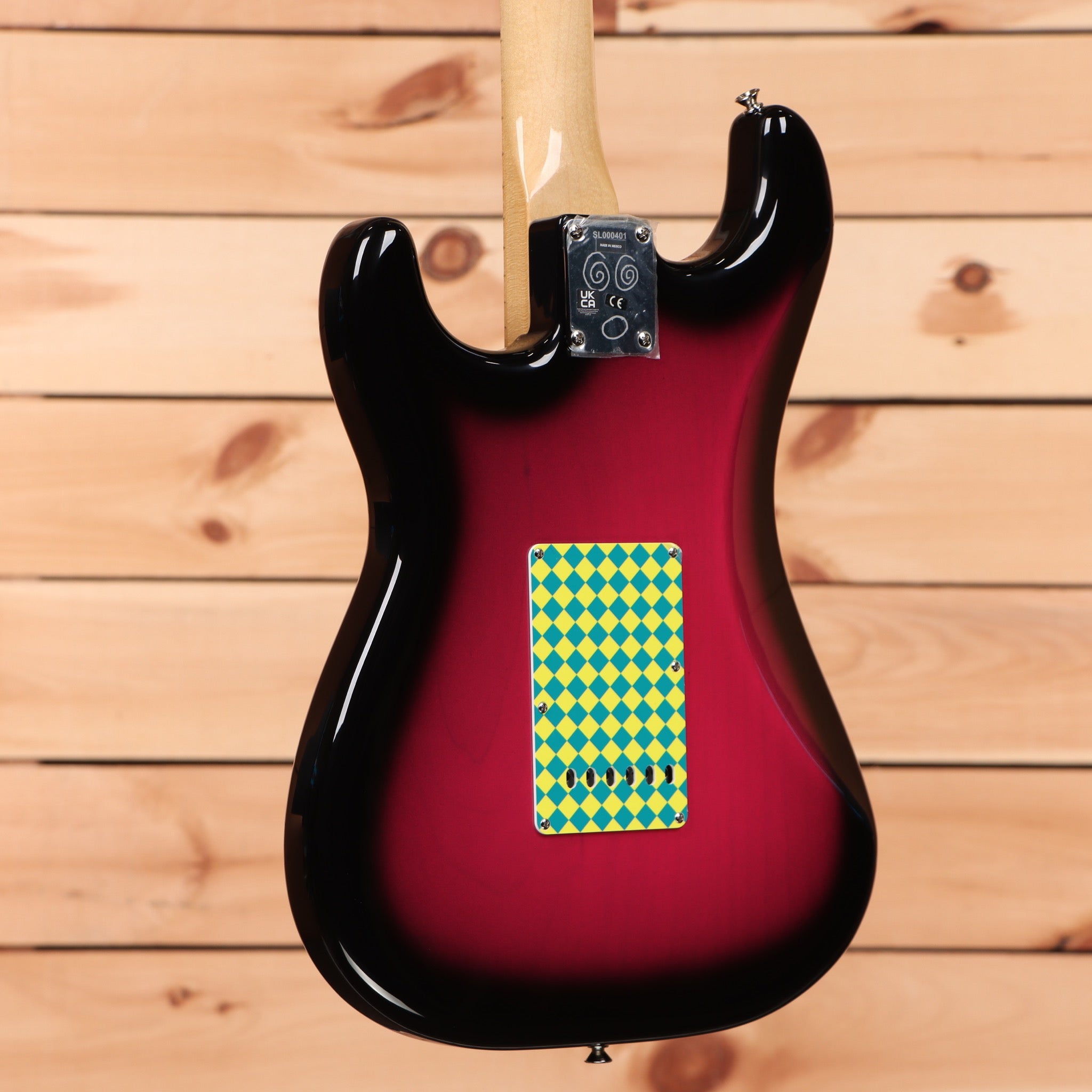 Fender Steve Lacy People Pleaser Stratocaster electric guitar Chaos Burst with single-coil pickups