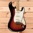 Fender Steve Lacy People Pleaser Stratocaster electric guitar Chaos Burst with white pickguard and single-coil pickups