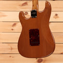 Fender Custom Shop Artisan Stratocaster electric guitar aged natural maple burl with dark tortoiseshell pickguard
