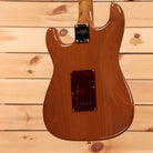 Fender Custom Shop Artisan Stratocaster electric guitar aged natural maple burl with dark tortoiseshell pickguard