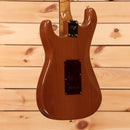 Fender Custom Shop Artisan Maple Burl Stratocaster electric guitar aged natural finish with tortoiseshell pickguard
