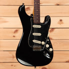 Fender Custom Shop Postmodern Stratocaster Journeyman Relic electric guitar Aged Black with three single-coil pickups