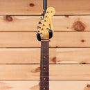 Fender Custom Shop Postmodern Stratocaster Journeyman Relic electric guitar aged black with maple neck and single-coil pickups
