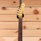 Fender Custom Shop Postmodern Stratocaster Journeyman Relic electric guitar aged black with maple neck and single-coil pickups
