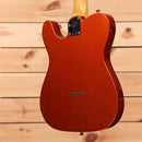 Fender Custom Shop Postmodern Telecaster Journeyman Relic electric guitar Faded Aged Candy Tangerine with single-coil pickups