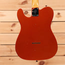 Fender Custom Shop Postmodern Telecaster Journeyman Relic electric guitar Faded Aged Candy Tangerine with maple neck