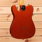 Fender Custom Shop Postmodern Telecaster Journeyman Relic electric guitar Faded Aged Candy Tangerine with single-coil pickups
