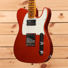 Fender Custom Shop Postmodern Telecaster Journeyman Relic electric guitar Faded Aged Candy Tangerine with maple neck