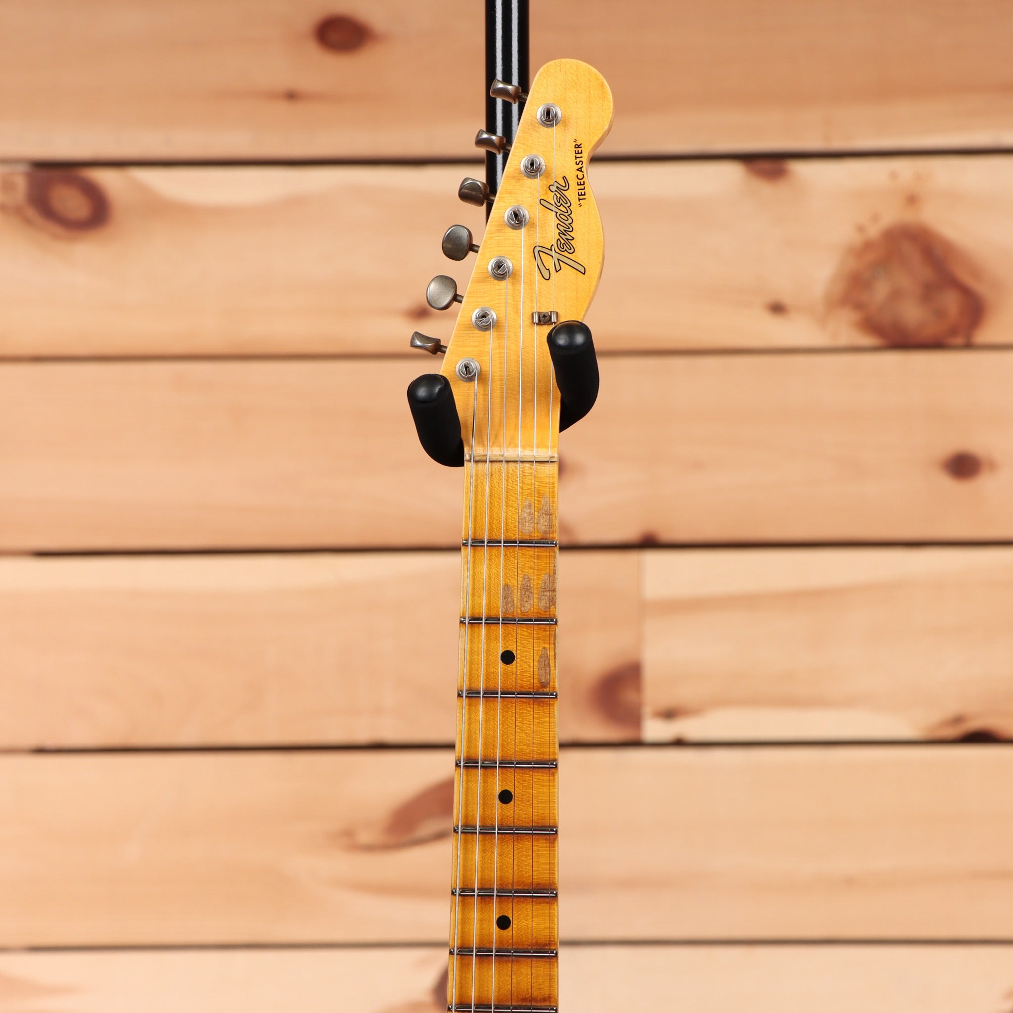 Fender Custom Shop Postmodern Telecaster Journeyman Relic electric guitar Faded Aged Candy Tangerine with maple neck