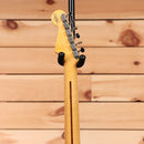 Fender Custom Shop Vintage Custom 1955 Hardtail Stratocaster electric guitar aged white blonde with maple neck