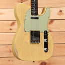 Fender Custom Shop 1964 Telecaster relic electric guitar natural blonde with mint green pickguard