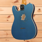 Fender Custom Shop 1965 Telecaster Custom electric guitar Heavy Relic Aged Lake Placid Blue with single-coil pickups