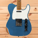 Fender Custom Shop 1965 Telecaster Custom electric guitar Lake Placid Blue heavy relic with single-coil pickups