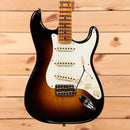Fender Custom Shop 1956 Stratocaster Journeyman Relic electric guitar wide fade 2-color sunburst with maple neck