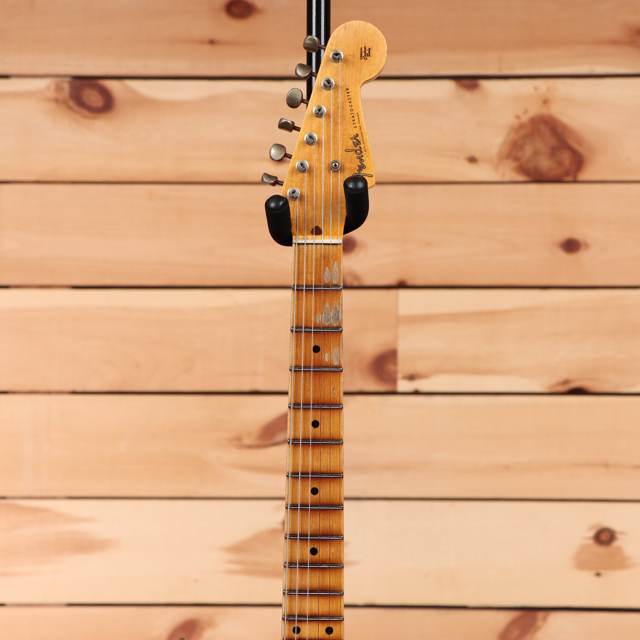 Fender Custom Shop 1956 Stratocaster Journeyman Relic electric guitar wide fade 2-color sunburst with maple neck