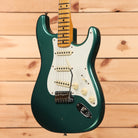 Fender Custom Shop 1956 Stratocaster Journeyman Relic electric guitar Aged Sherwood Green Metallic with maple neck