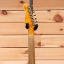 Fender Custom Shop 1960 Stratocaster heavy relic electric guitar aged Olympic White over 3-color sunburst with maple neck