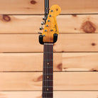 Fender Custom Shop 1960 Stratocaster heavy relic electric guitar aged black over 3-color sunburst with maple neck