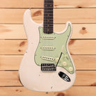 Fender Custom Shop Late 1962 Stratocaster Relic electric guitar Super Faded Aged Shell Pink with mint green pickguard