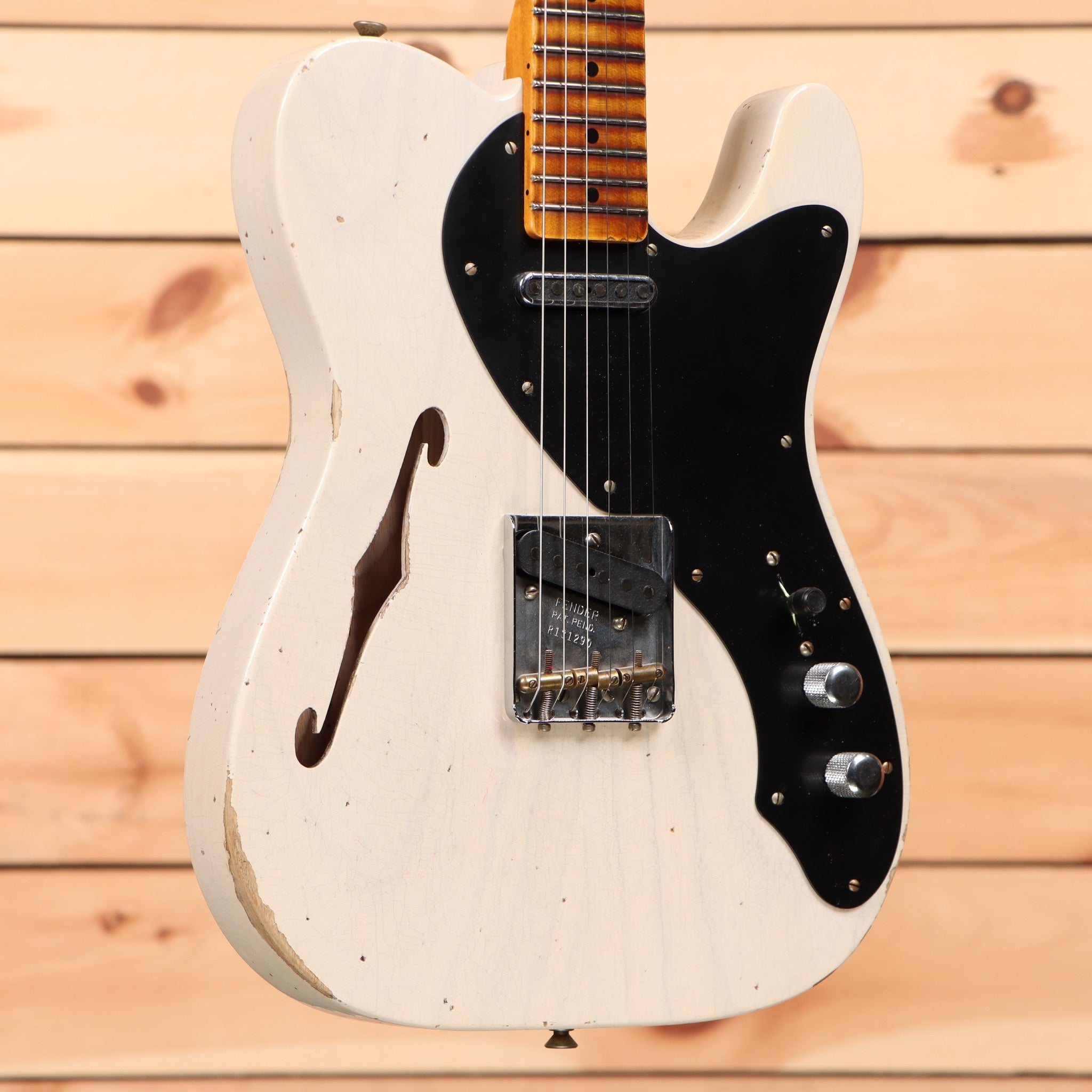 Fender Custom Shop Limited Nocaster Thinline Relic - Aged White