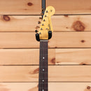 Fender Custom Shop Limited 1965 Dualmag Stratocaster Journeyman Relic electric guitar Aged Inca Silver with maple neck and single-coil pickups