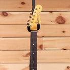 Fender Custom Shop Limited 1965 Dualmag Stratocaster Journeyman Relic electric guitar Aged Inca Silver with maple neck and single-coil pickups