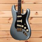 Fender Custom Shop Limited 1965 Dual Mag Stratocaster Journeyman Relic electric guitar Aged Ice Blue Metallic with gold hardware