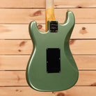 Fender Custom Shop 1965 Dualmag Stratocaster Journeyman Relic electric guitar Aged Sage Green Metallic with black pickguard