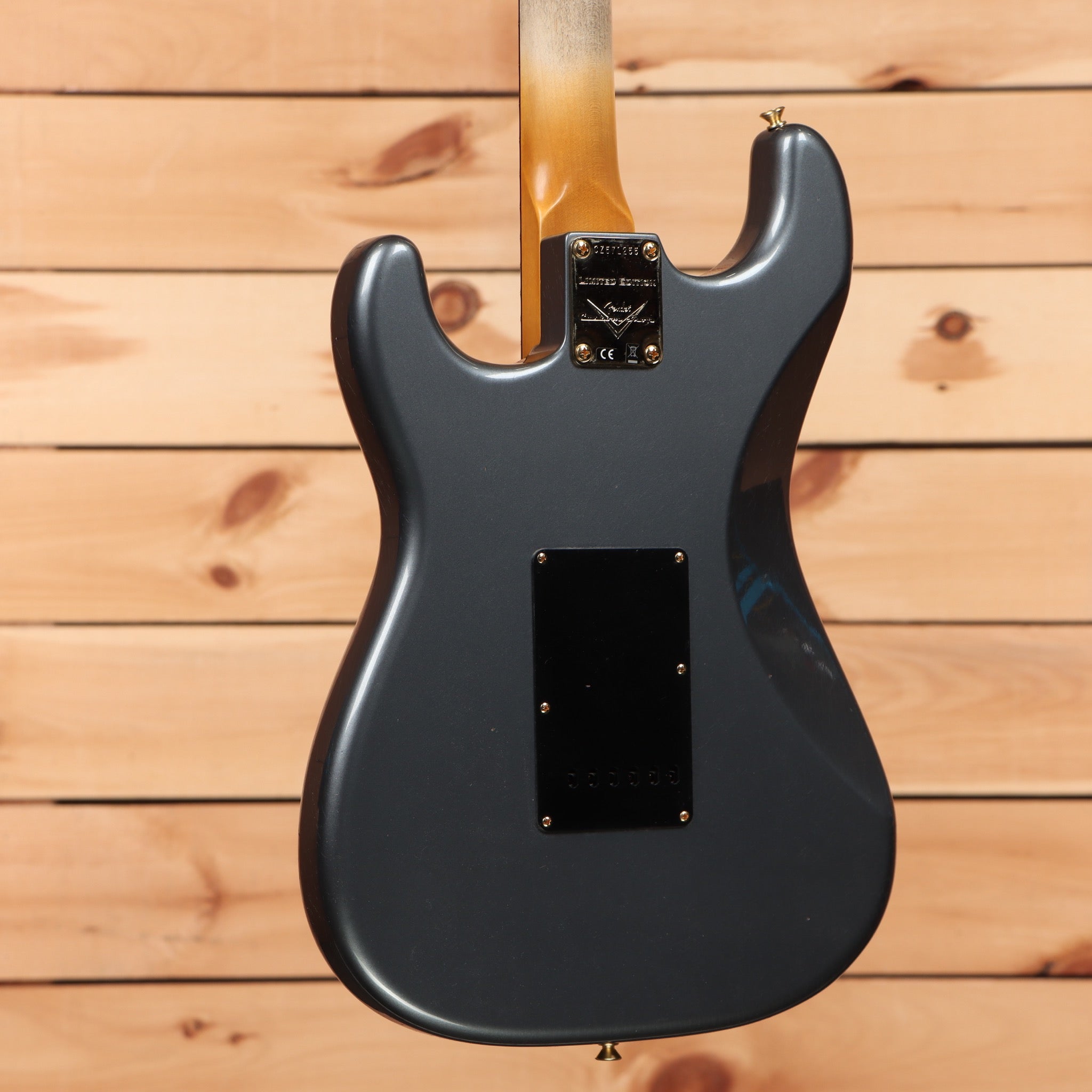 Fender Custom Shop Limited 1965 Dual Mag Stratocaster electric guitar Faded Aged Charcoal Frost Metallic with maple neck