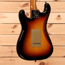 Fender Custom Shop American Custom Stratocaster electric guitar Antique Sunburst with black pickguard