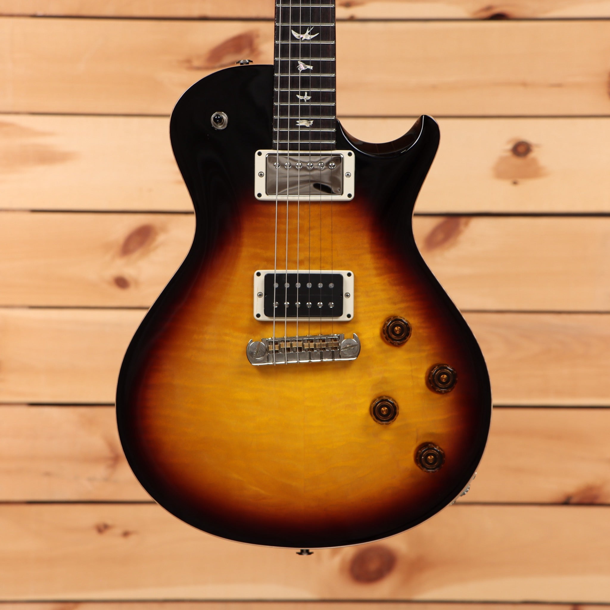 Paul Reed Smith Mark Tremonti Singlecut 10 Top pre-owned electric guitar Tobacco Sunburst with humbucker pickups